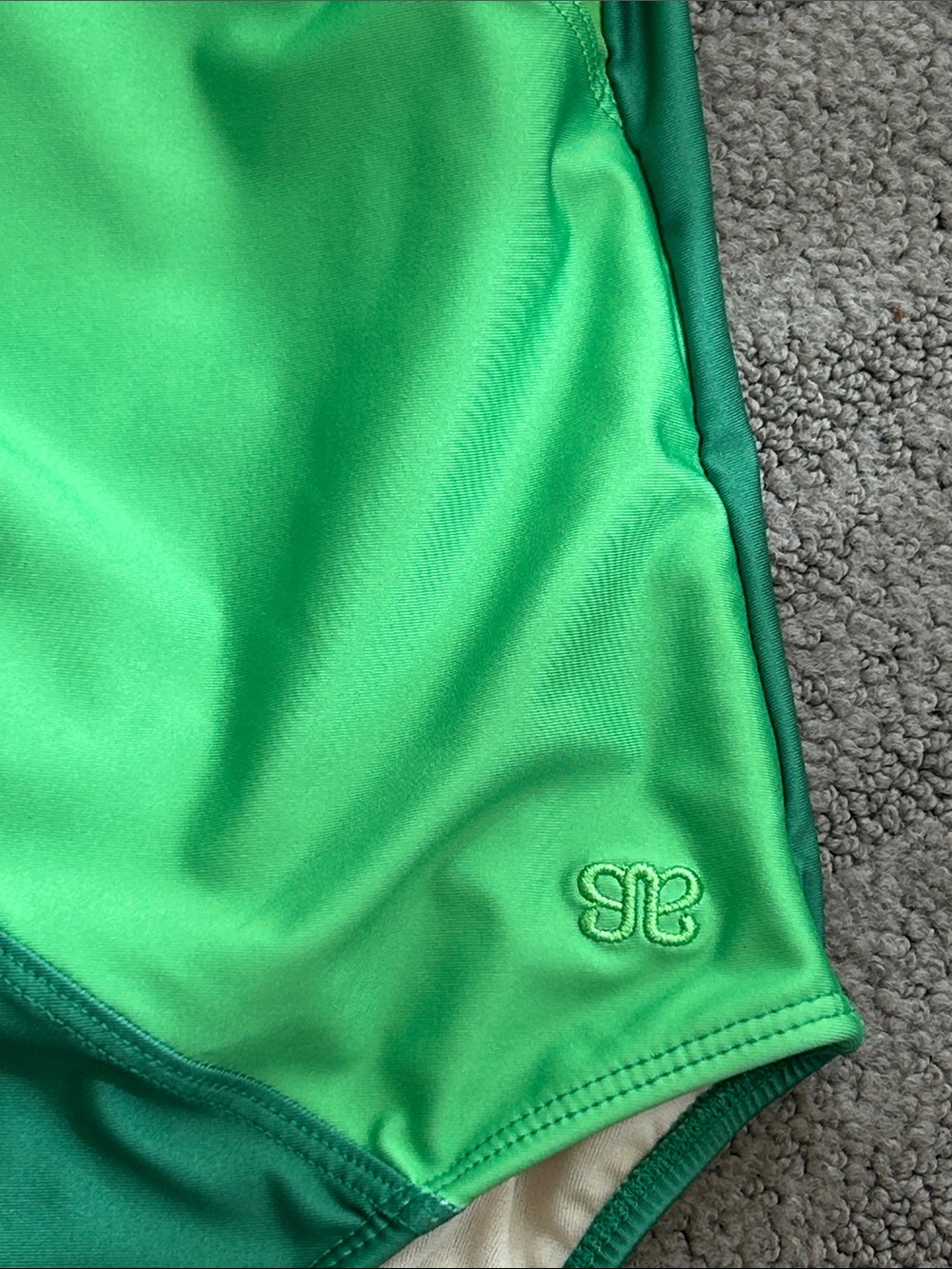 Albion The Margot One Piece Swimsuit Colorblock Green Size XS - Picture 7 of 7